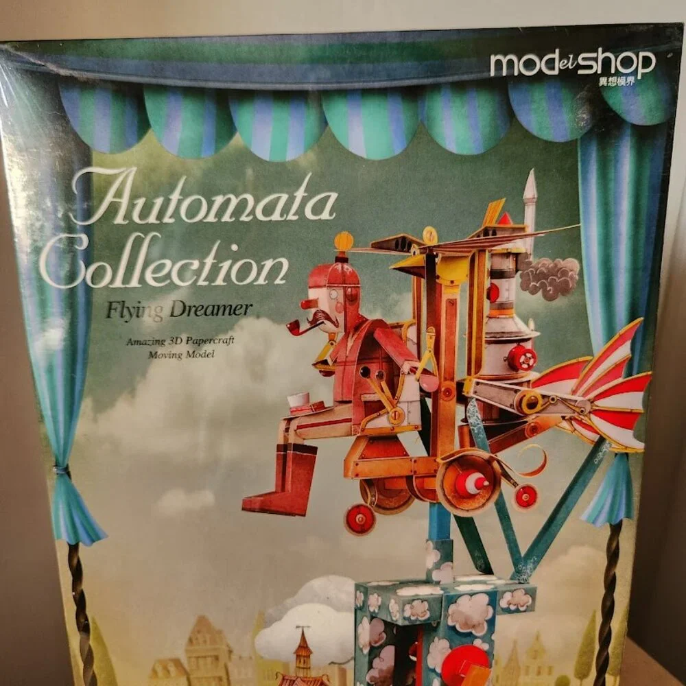 NEW Paper Toy Automatron Automata Papercraft 3D Puzzle Engineering Machine STEM
